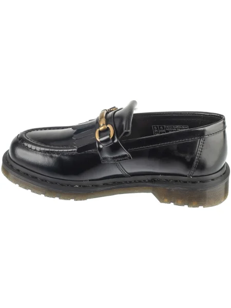Mocasini Dr. Martens cu toc plat negru