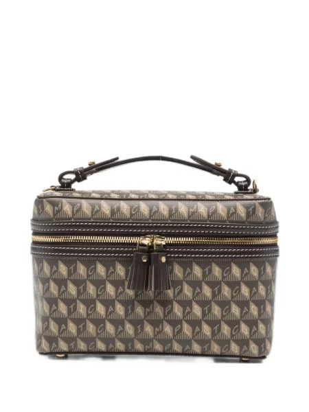 Τσάντα shopper Anya Hindmarch με σχέδιο καφέ