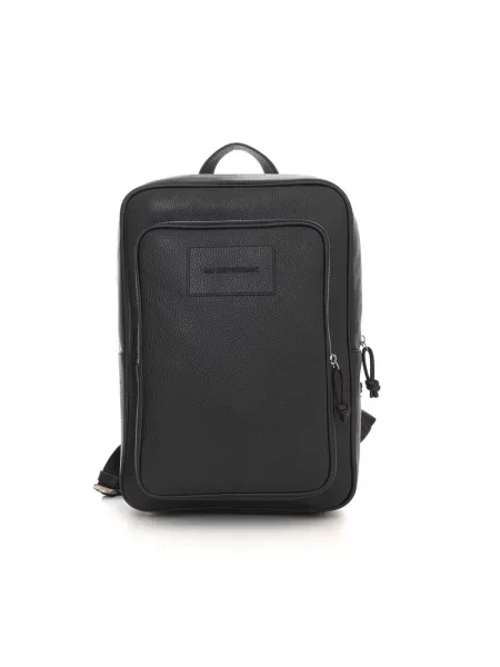 Torba Emporio Armani skórzana czarna