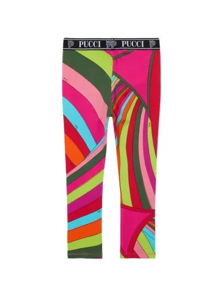 Legginsy dziecięce Pucci różowe