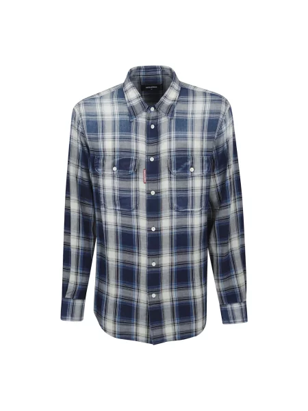 Koszula Canadian Vintage Comfort Fit blau biała