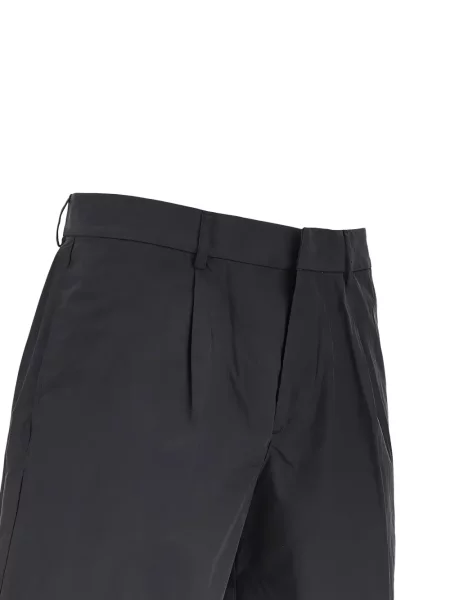 Πλισέ σορτς Emporio Armani μαύρο