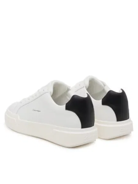 Laisvalaikio batai Calvin Klein Chunky Cupsole Laceup Lth Wn balta