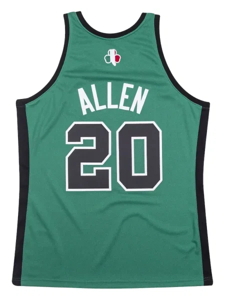 Cămașă Mitchell & Ness din jerseu verde