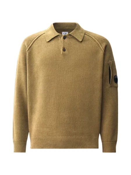 Tricou polo C.p. Company tricotate galben
