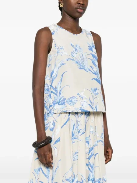 Top Rosso 35 cu model floral