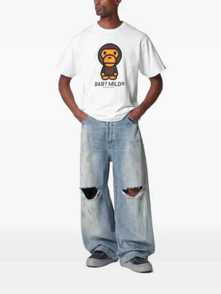 Koszulka dziecięca A Bathing Ape® biała