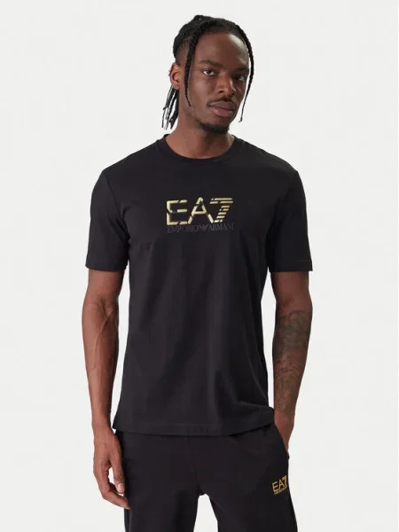 Тениска Ea7 Emporio Armani черно