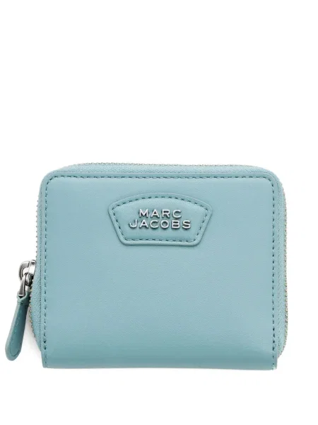 Portofel Marc Jacobs din piele albastru