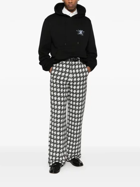 Hoodie Daily Paper με σχέδιο μαύρο