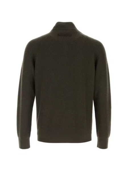 Pulover Zegna din cașmir verde