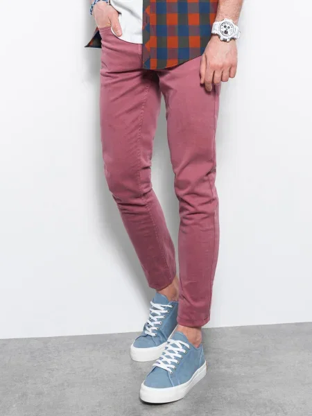 Pantaloni chino Ombre albastru