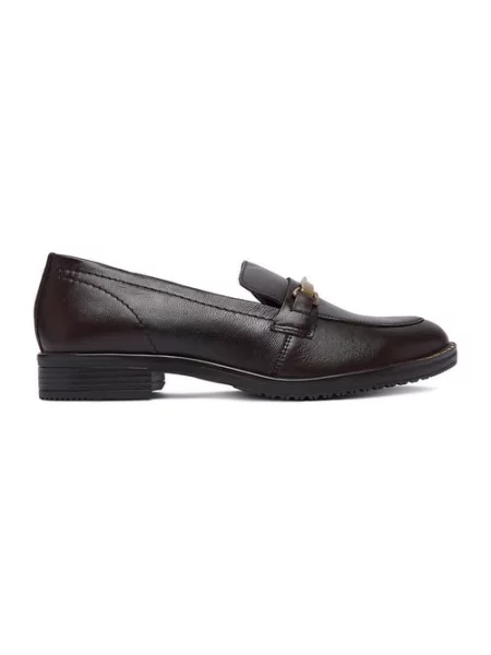 Loafersy brązowe