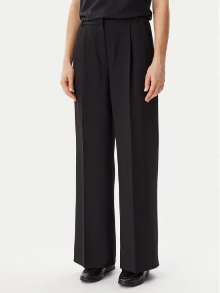 Παντελόνι υφασμάτινο Calvin Klein μαύρο