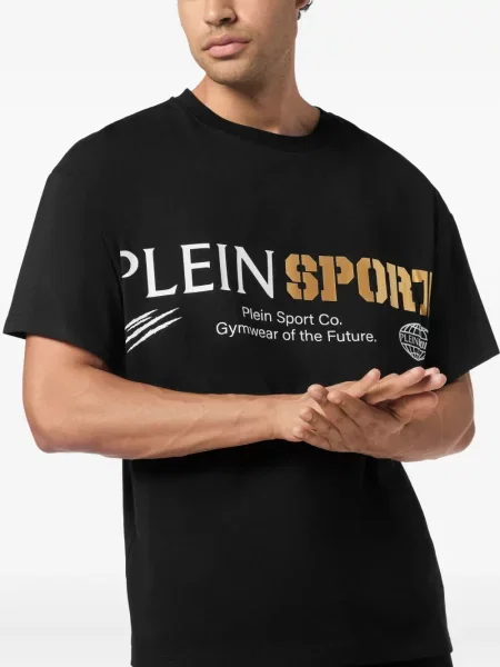Tricou Plein Sport cu imagine negru
