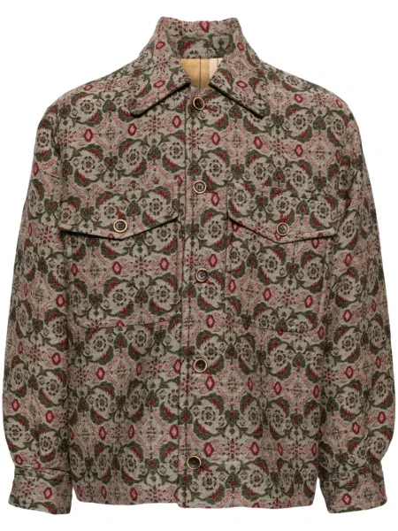 Geacă Uma Wang din jacard maro