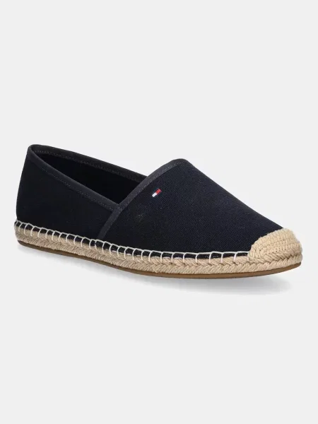 Tommy Hilfiger Espadrile FLAG CANVAS albastru