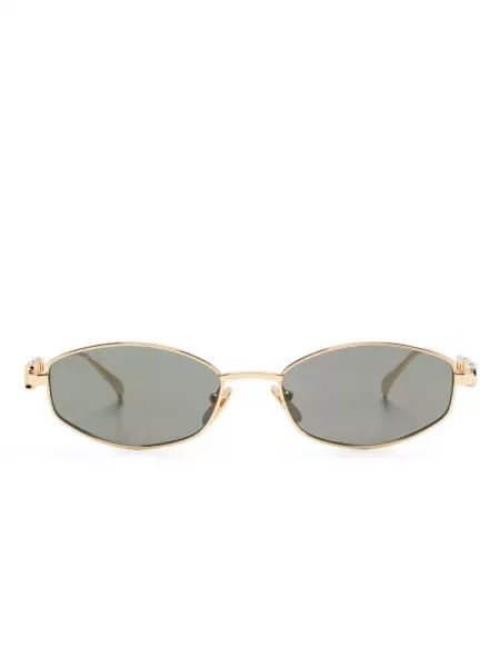 Ochelari de soare Gucci Eyewear cu imprimeu geometric auriu
