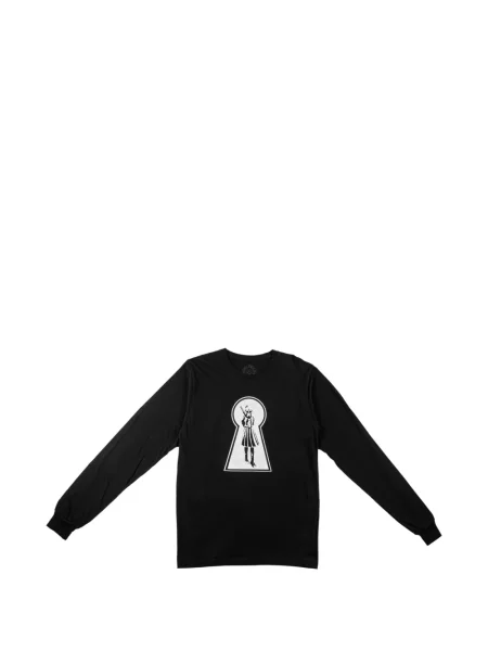 Hanorac Chrome Hearts cu motiv cu inimi negru
