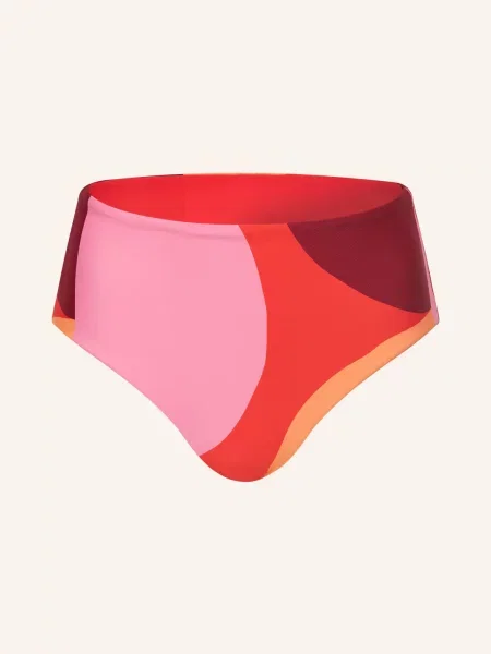 Seafolly Bikiny S Vysokým Pasem Sorrento růžová / tmavě červená