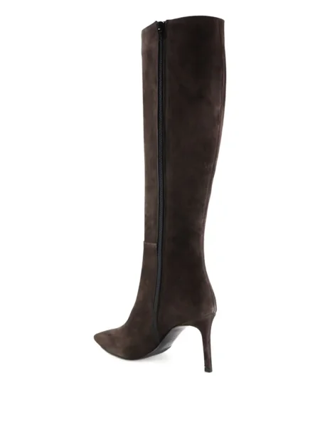 Botine Notabene din piele de căprioară maro