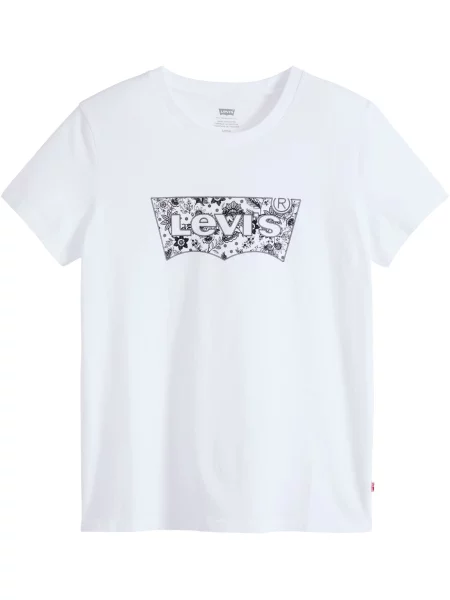 LEVI'S ® Tricou The Perfect negru alb