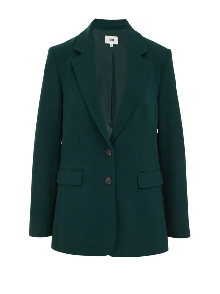 WE Fashion Sacou închis verde