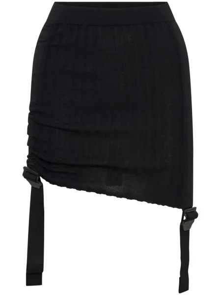 Fustă Dion Lee tricotate negru