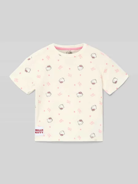T-shirt w kroju regular fit z czystej bawełny Model KITTY' Only