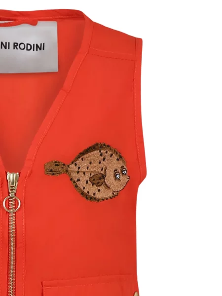 Kamizelka dziecięca Mini Rodini czerwona