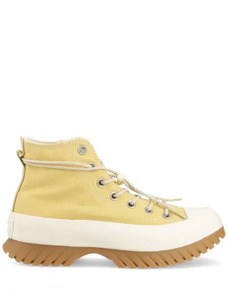 Kožne trčanje tenisice Converse Chuck Taylor All Star s platformom bijela