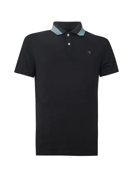 GUESS Tricou verde pastel negru