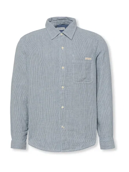 Calvin Klein Jeans Košulja sivkasto plava bijela