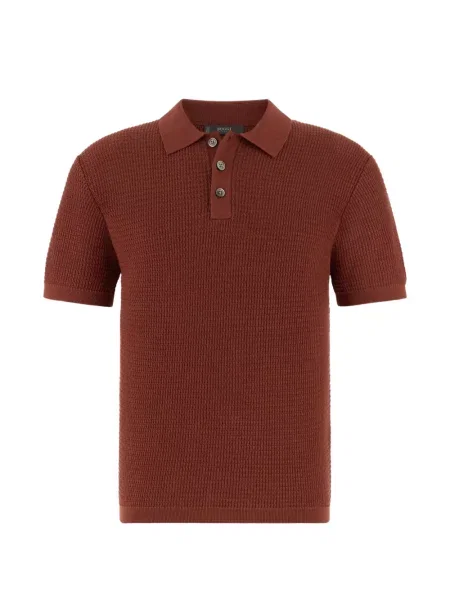 Tricou polo Boggi Milano portocaliu
