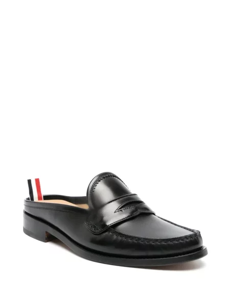 Klapki mules Thom Browne czarne