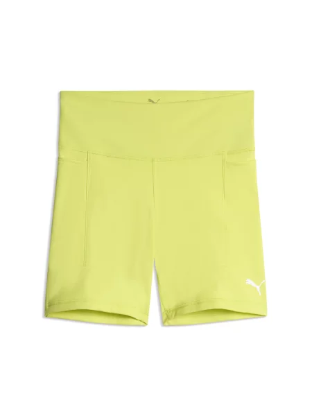 PUMA krÃ³tkie legginsy treningowe z wysokim stanem Essentials Akcesoria S zielony