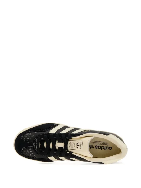 Sneakerși Adidas Gazelle din piele cu bretele albastru