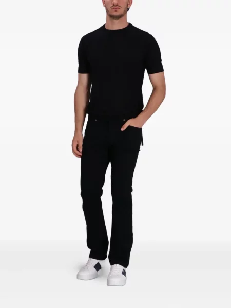 Tricou Emporio Armani scurt negru