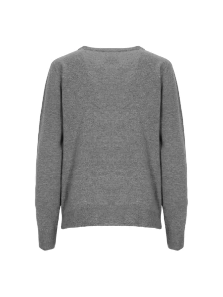 Sweter Kangra z kaszmiru szary
