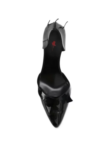 Pantofi cu toc The Erose din piele negru