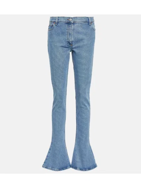 Blugi evazați Magda Butrym albastru