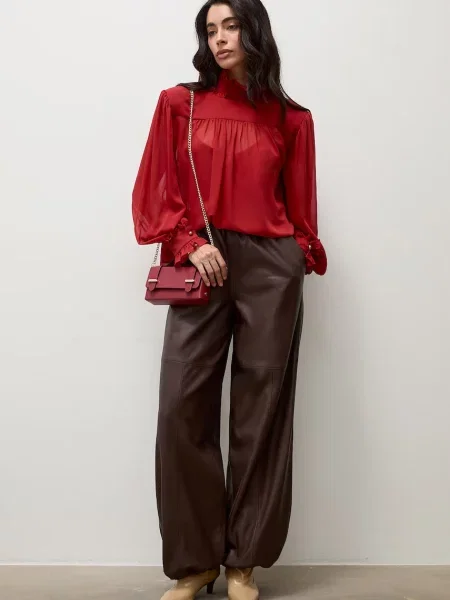 Кожаные брюки Answear.lab