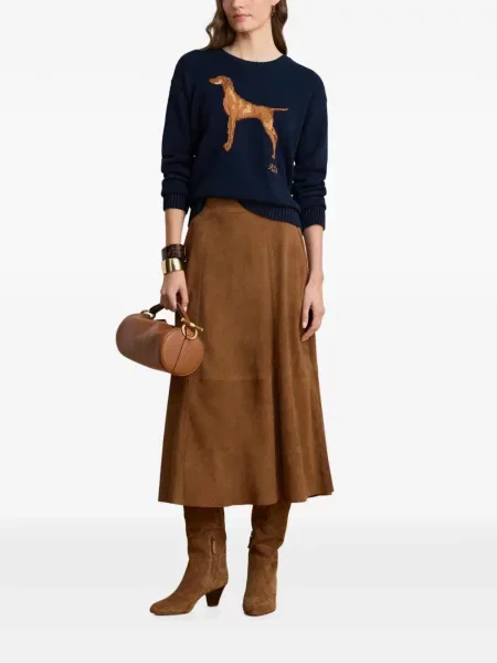 Lung pulover Lauren Ralph Lauren albastru