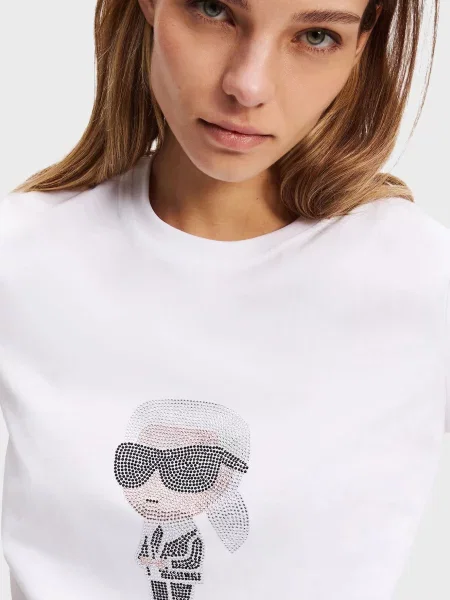Футболка Karl Lagerfeld біла