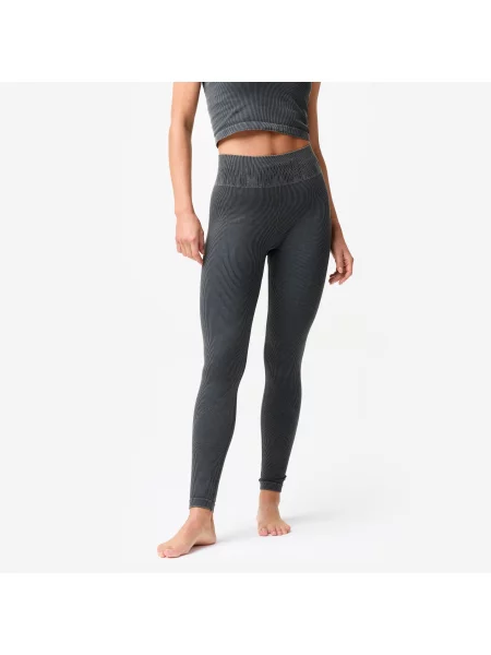 Legginsy do jogi i pilatesu szare