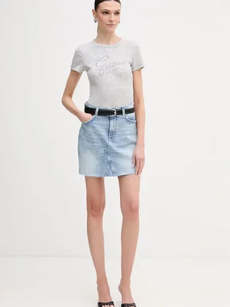Guess Fustă de blugi albastru