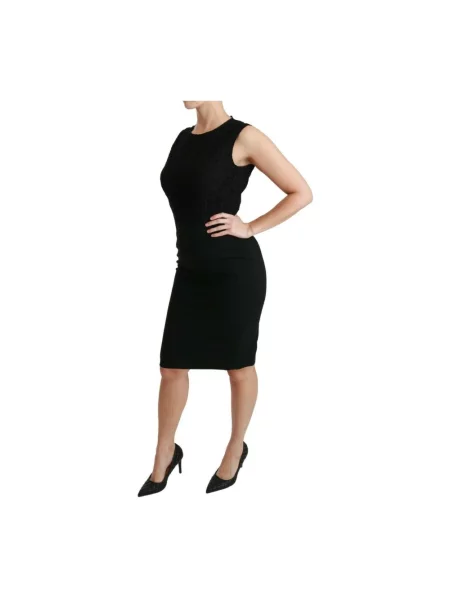 Sukienka ołówkowa Dolce And Gabbana czarna