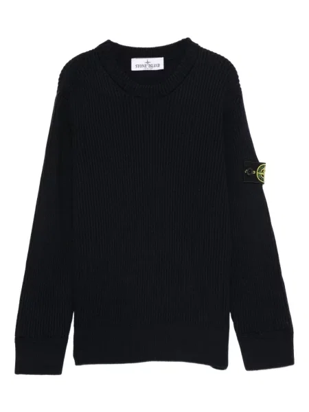 Sweter dziecięcy Stone Island czarny
