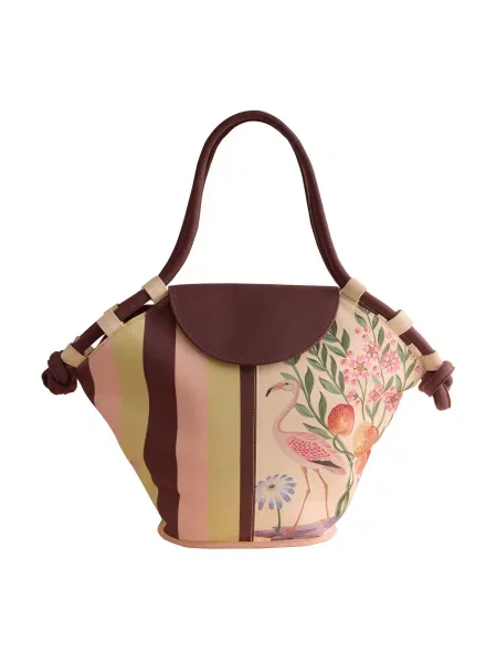 Cath Kidston Geantă de umăr maro portocaliu / roz verde