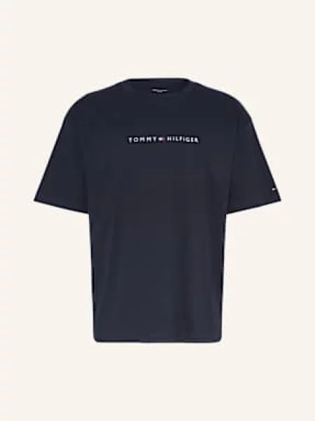 Tommy Hilfiger Koszulka Rekreacyjna blau granatowa